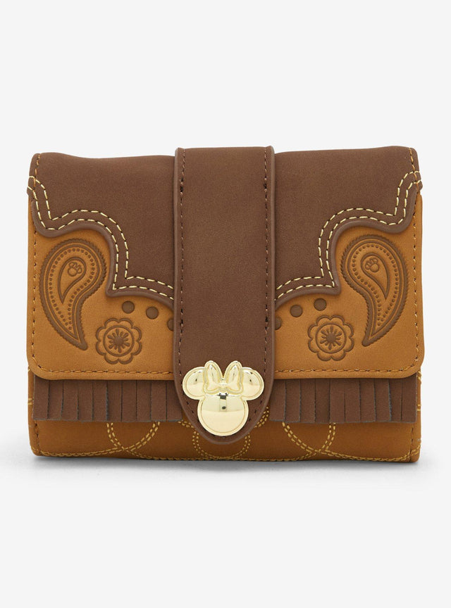 Billetera con diseño western de Minnie Mouse