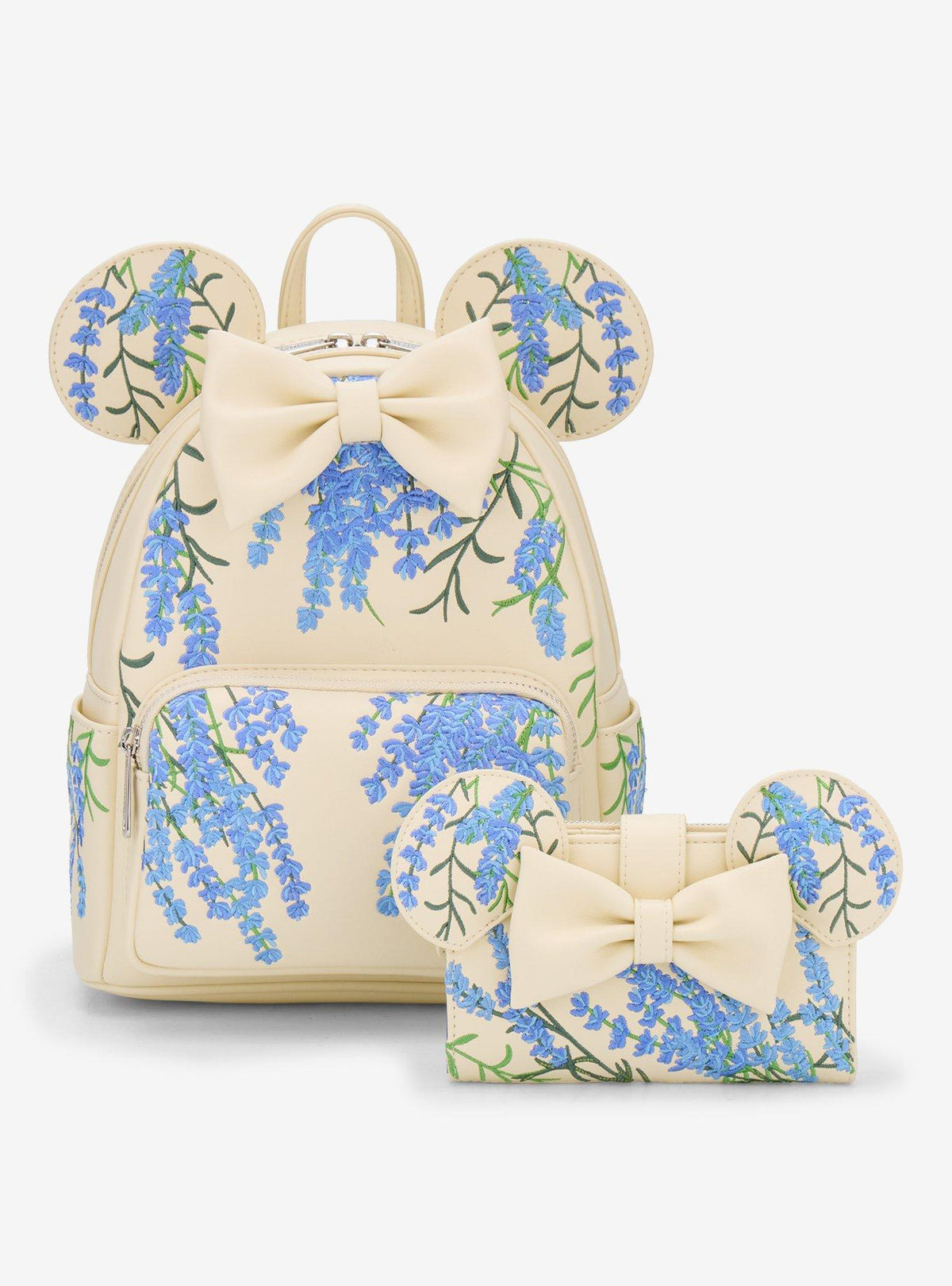 Billetera azul floral Disney Minnie Mouse