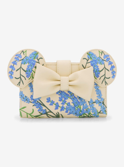 Billetera azul floral Disney Minnie Mouse