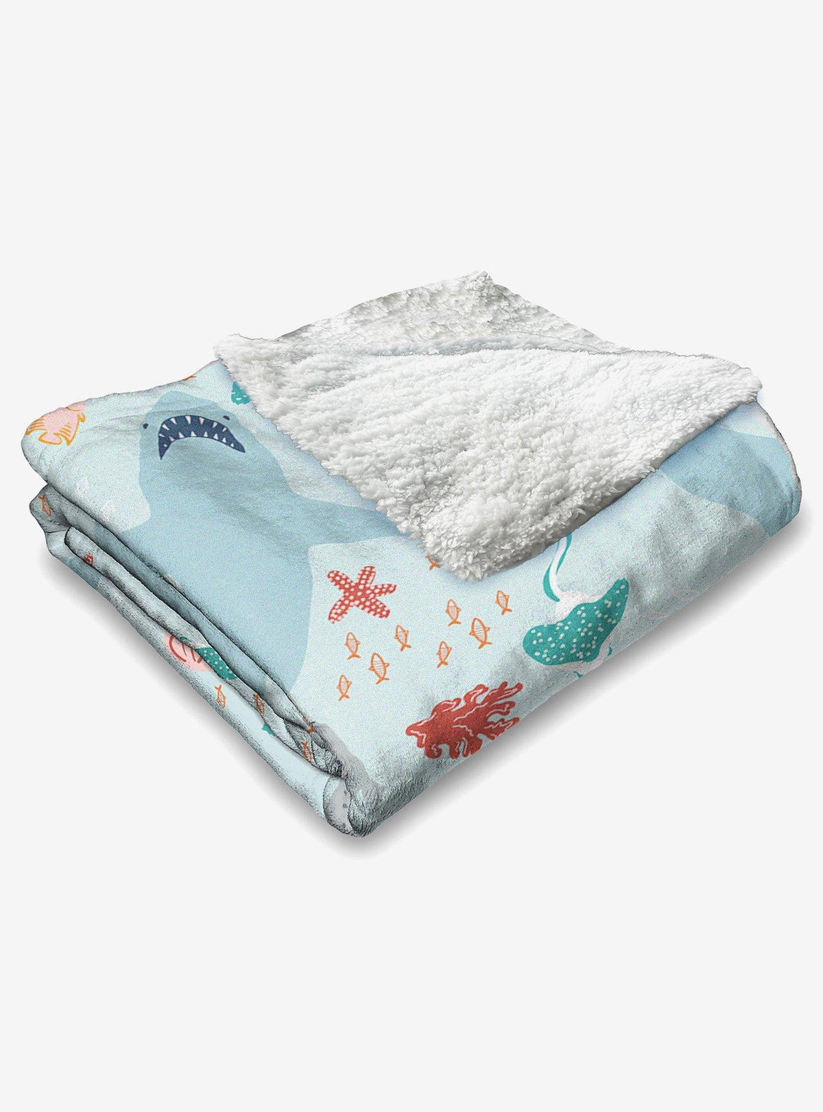 Manta Sherpa Tacto Sedoso Jaws Tiburones Costeros