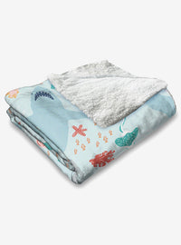 Manta Sherpa Tacto Sedoso Jaws Tiburones Costeros