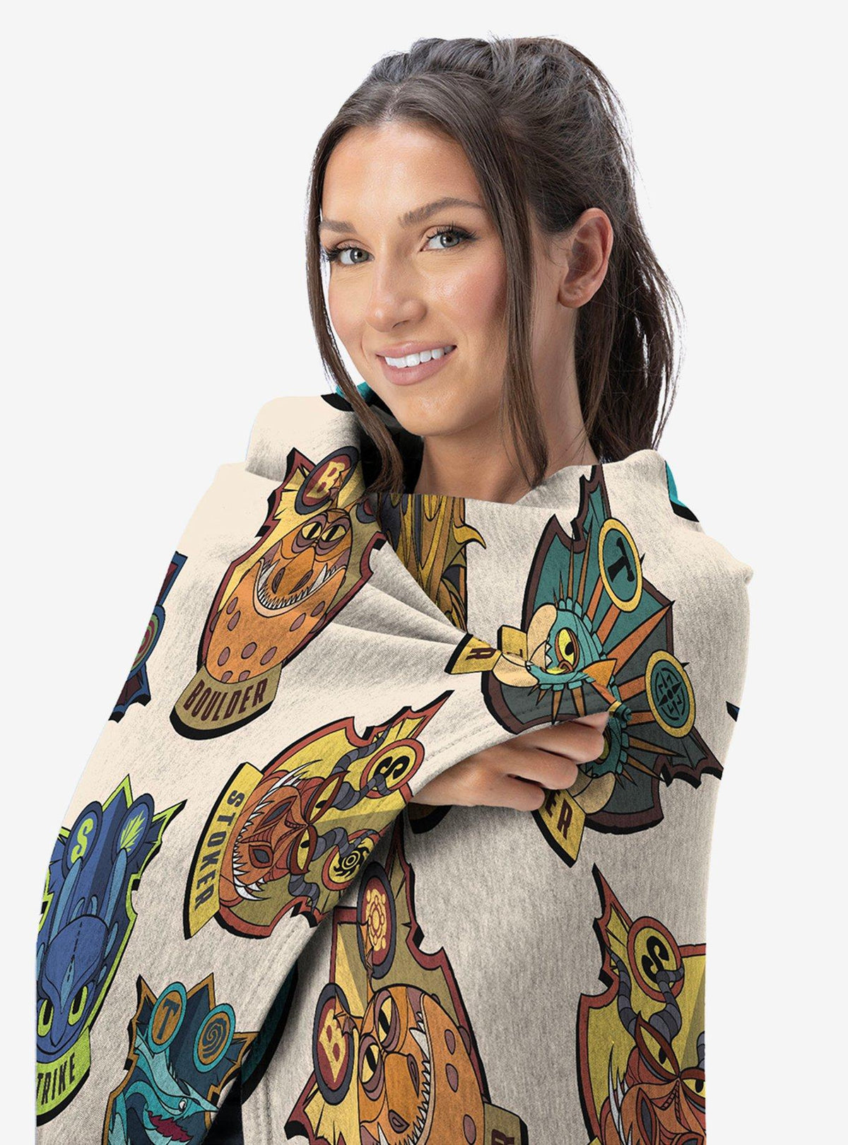 Manta de tacto sedoso How to Train Your Dragon: Dragon Badges