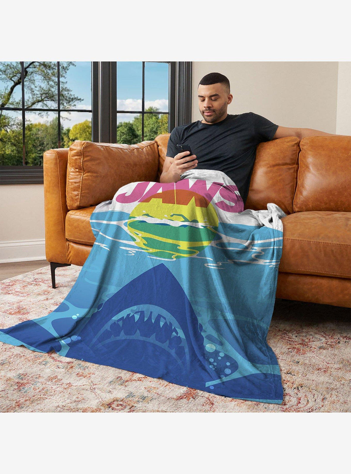 Manta Jaws CMYK Poster