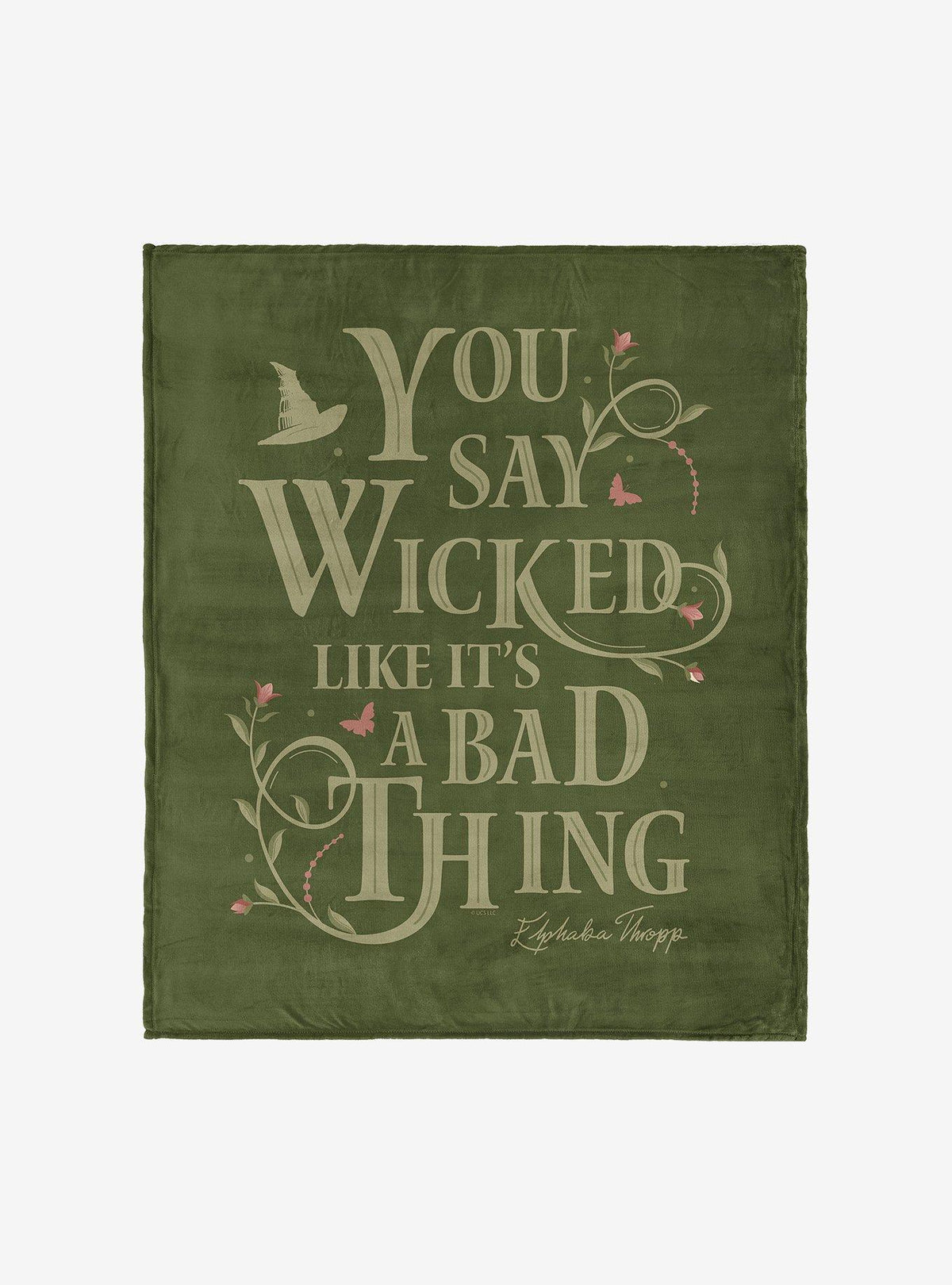 Manta de tacto sedoso Wicked «Say Wicked»