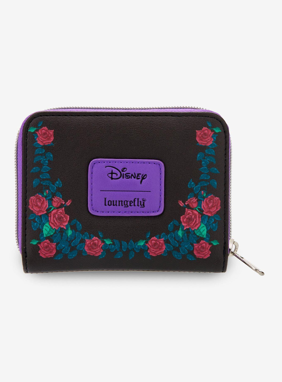 Billetera mini Disney Villains con rosas