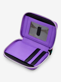 Billetera mini Disney Villains con rosas