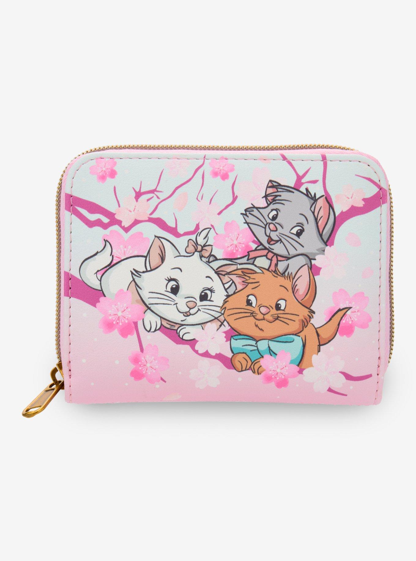 Billetera mini con cierre The Aristocats Cherry Blossom