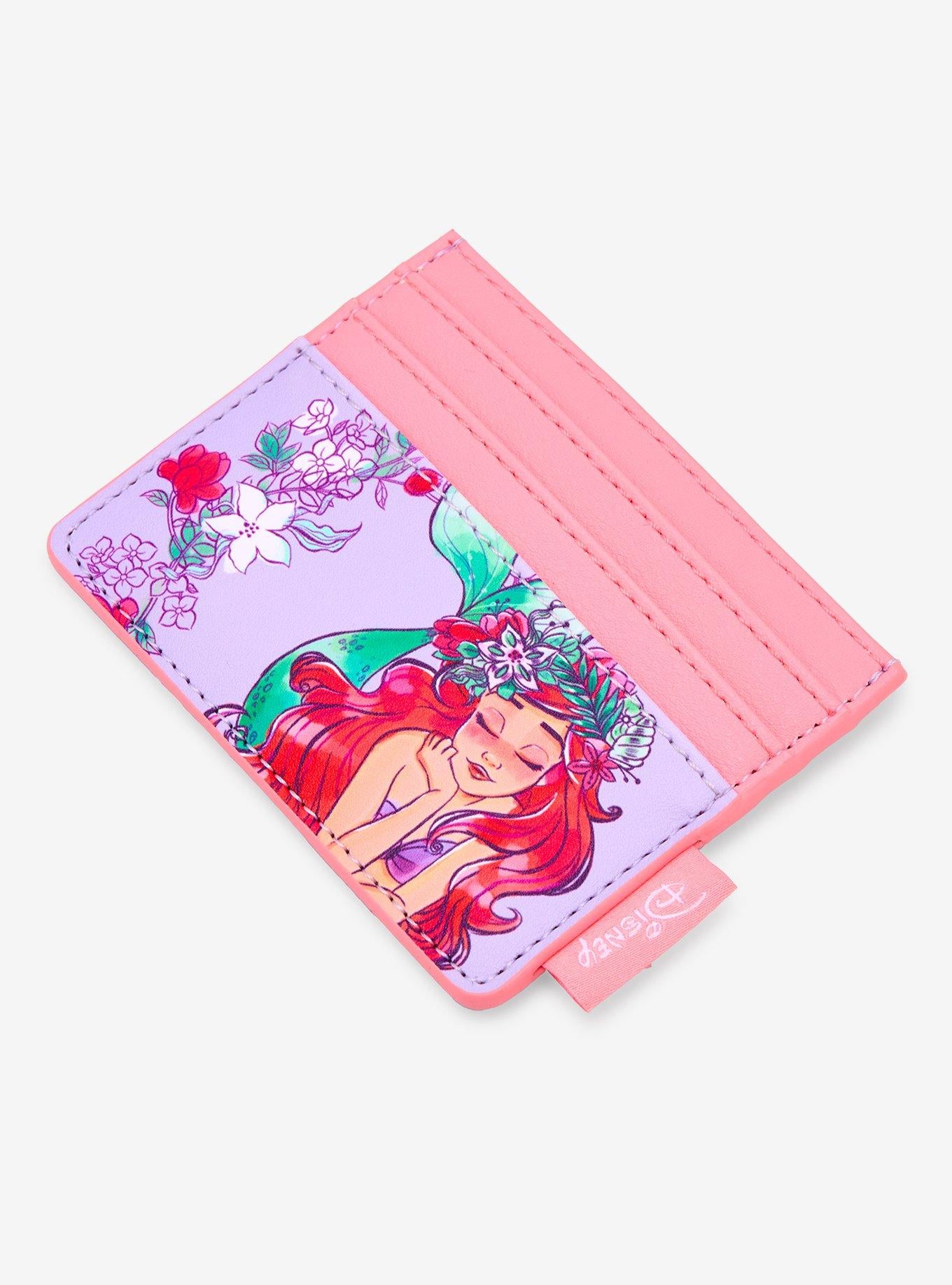 Disney The Little Mermaid Portatarjetas Floral