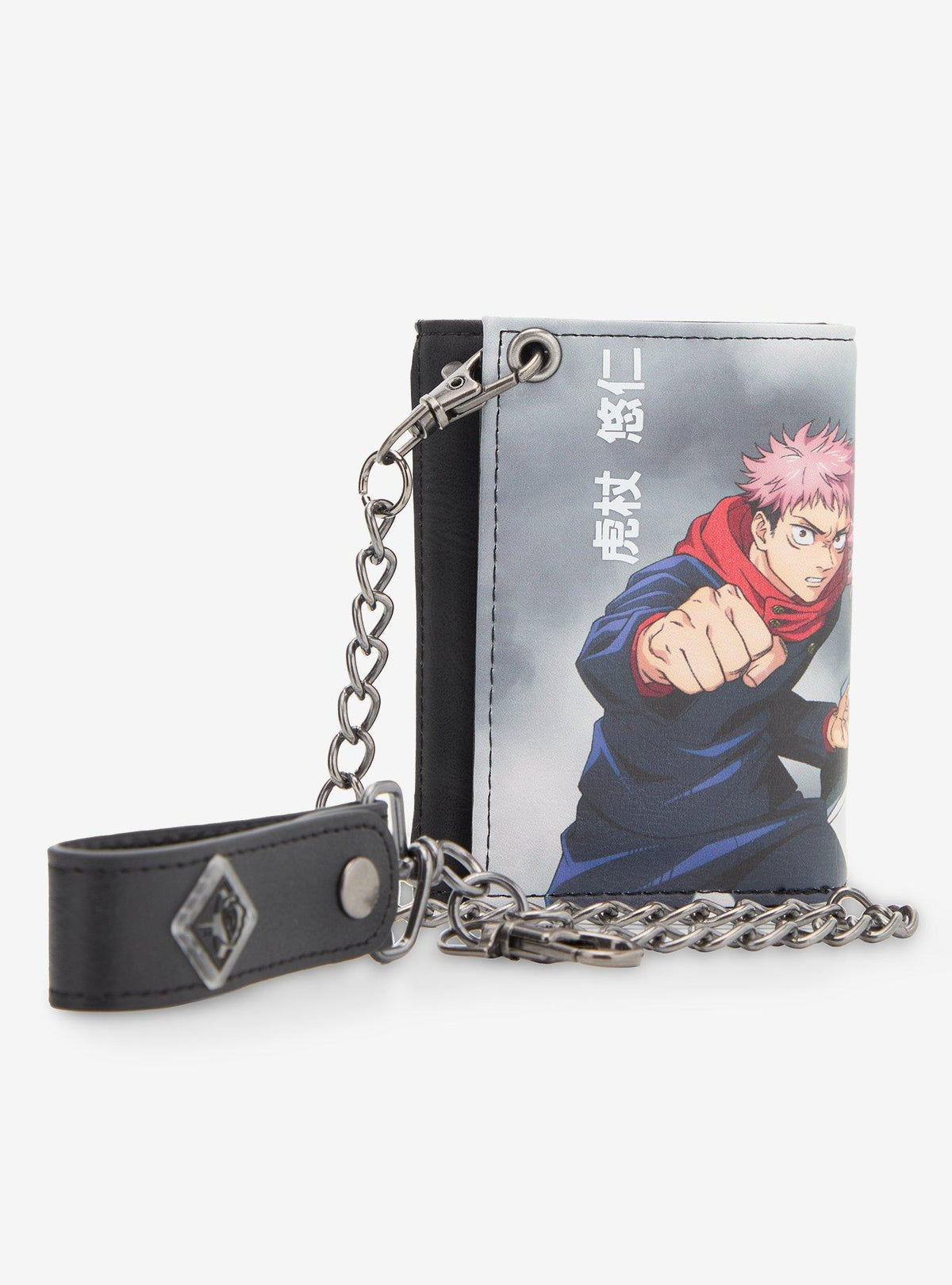 Billetera de tres pliegues Jujutsu Kaisen: Yuji y Sukuna