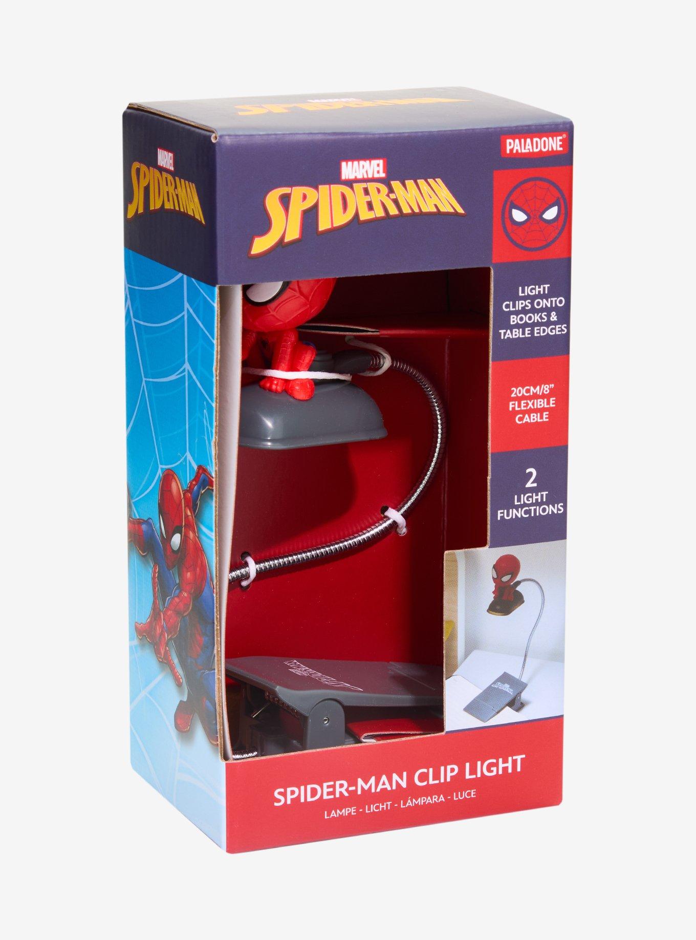 Lámpara de lectura con pinza Spider-Man