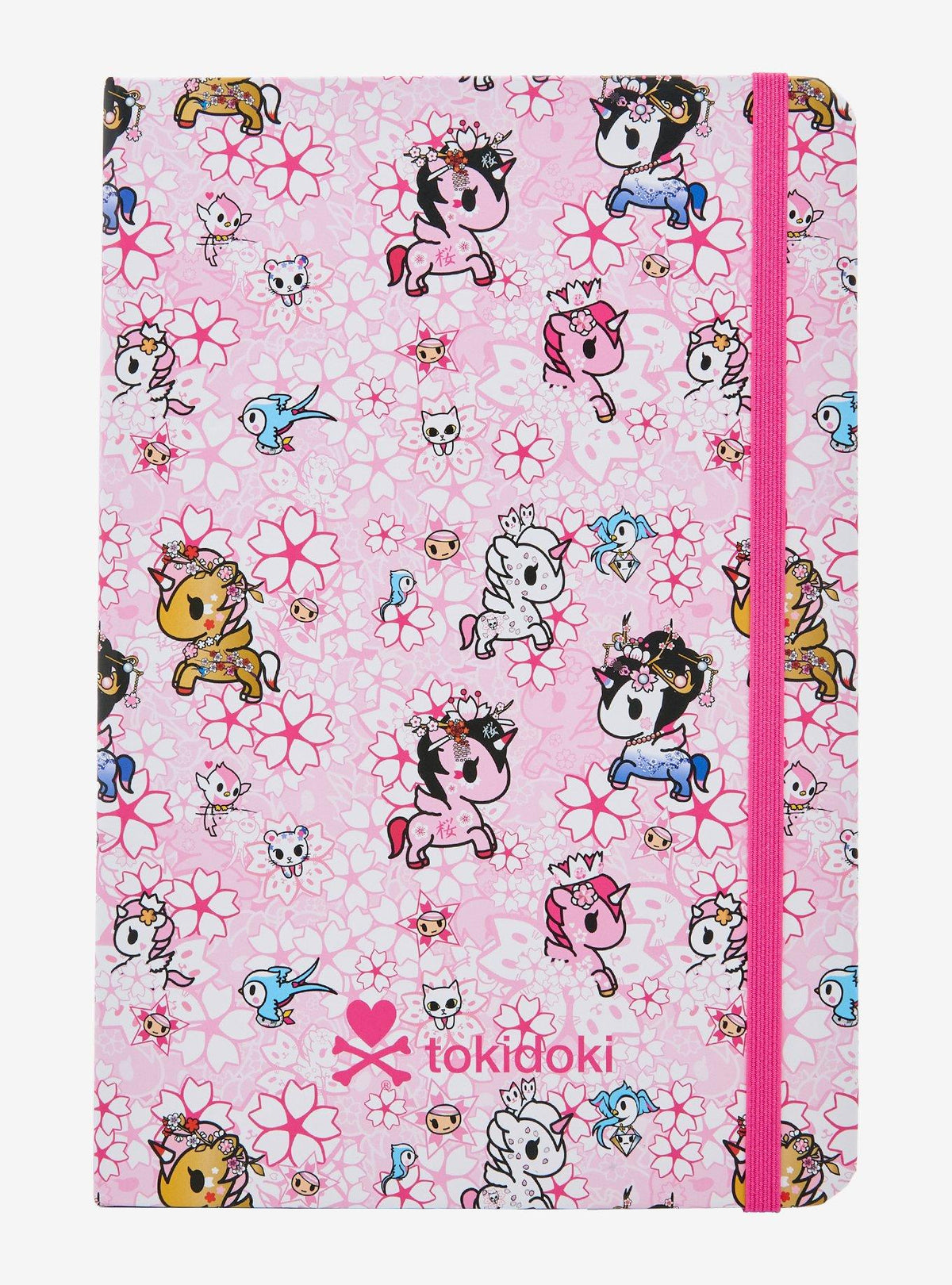 Cuaderno Tokidoki Unicorno con flores de cerezo