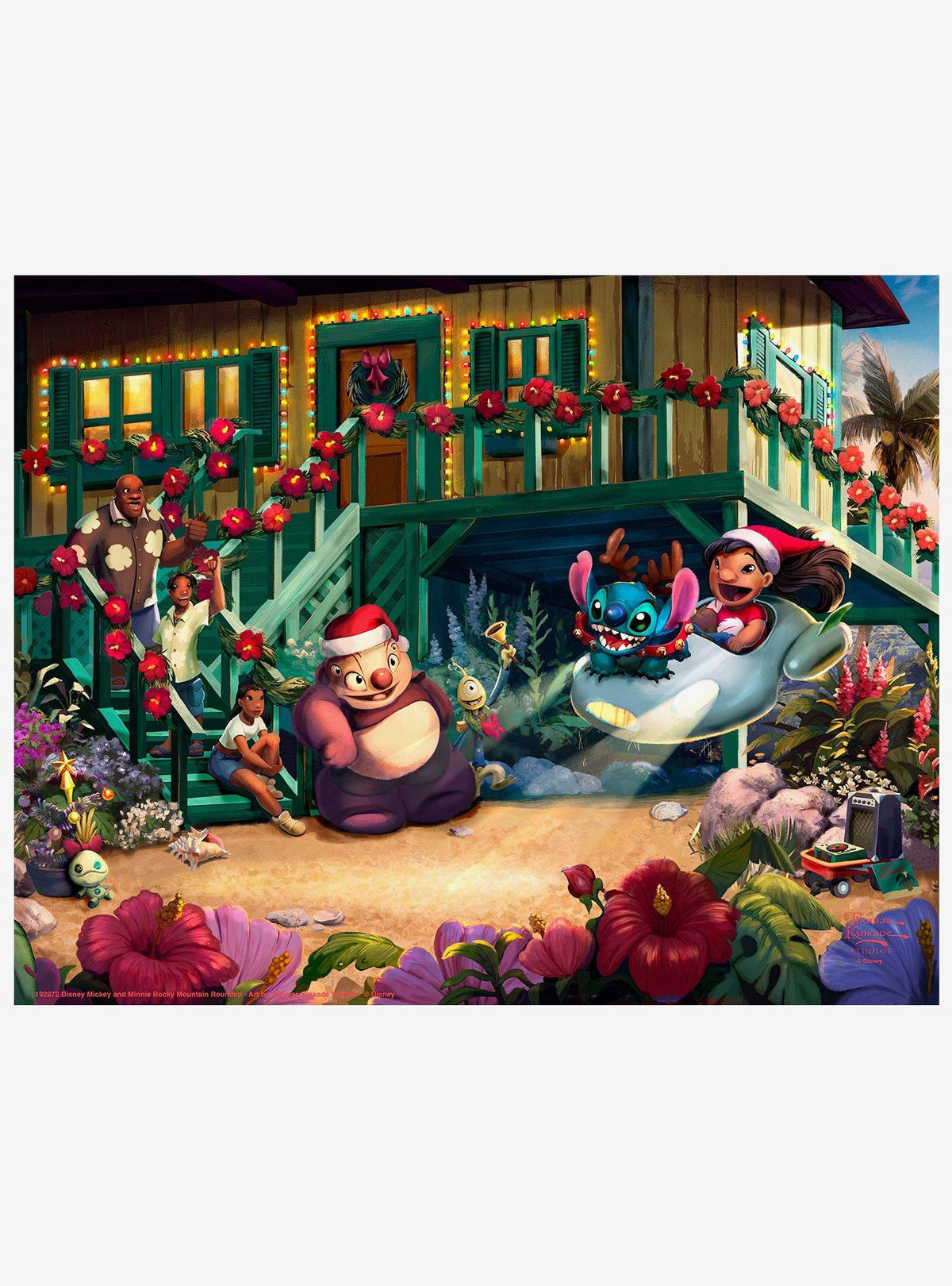 Láminas Disney Lilo & Stitch: Navidad hawaiana