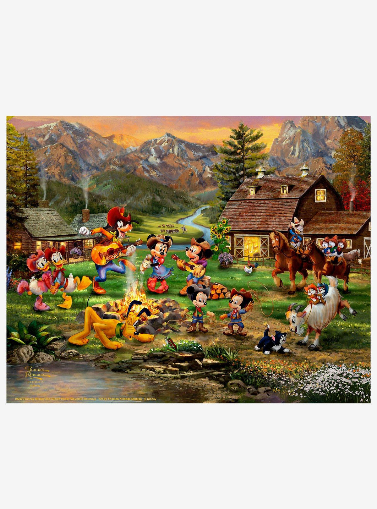 Láminas Disney Mickey y Minnie: Rocky Mountain Round-Up