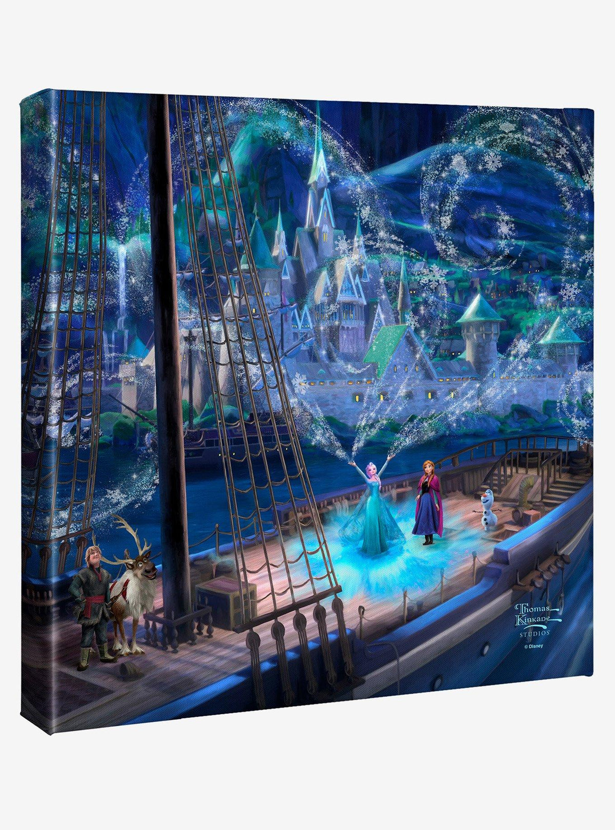 Cuadro en lienzo Frozen: Amor y magia