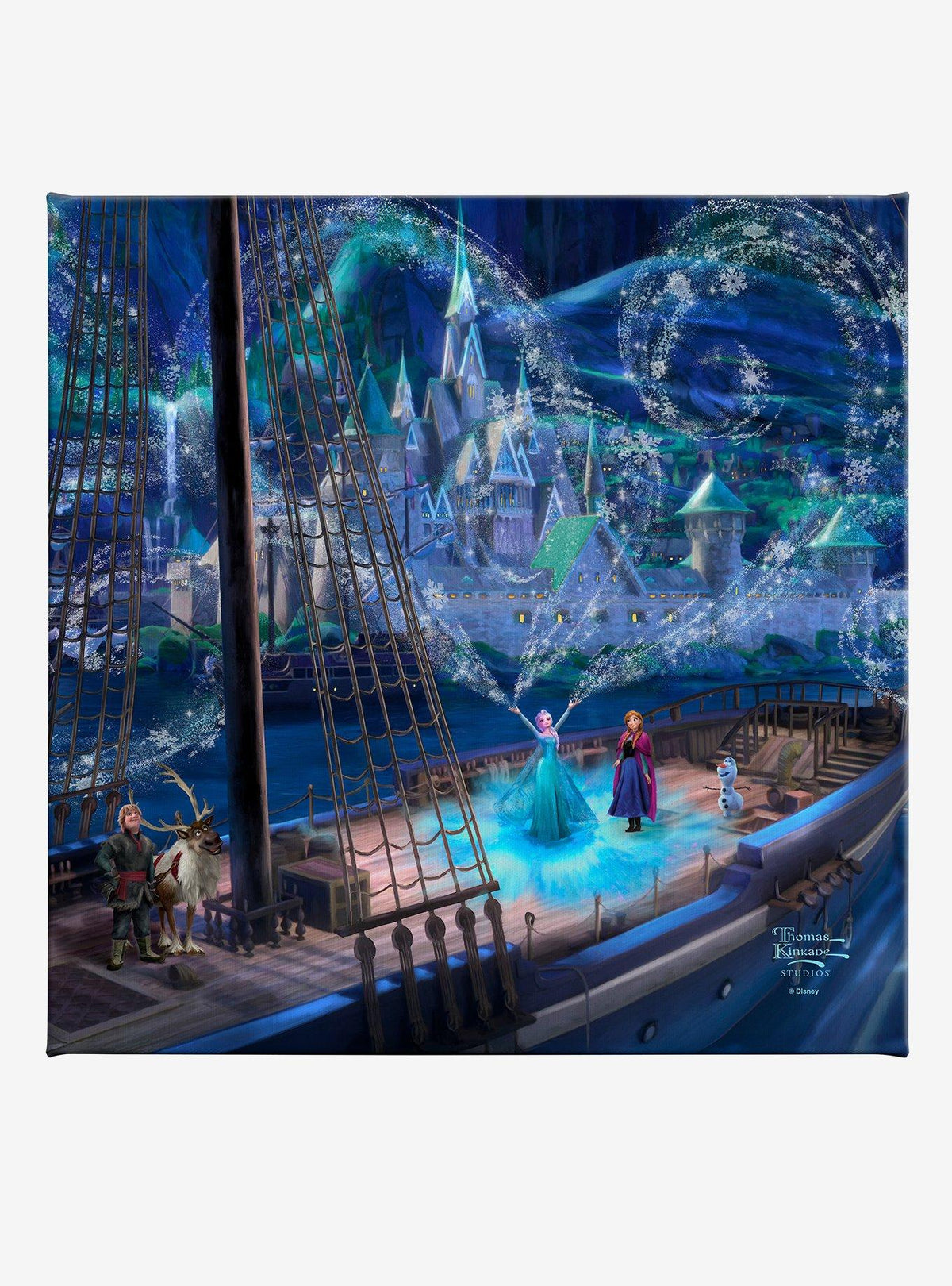 Cuadro en lienzo Frozen: Amor y magia