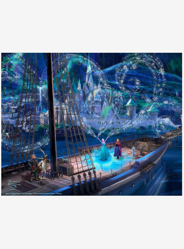 Láminas artísticas Frozen: amor y magia