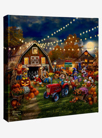 Cuadro en lienzo Disney: Mickey y Minnie en el Festival de Calabazas