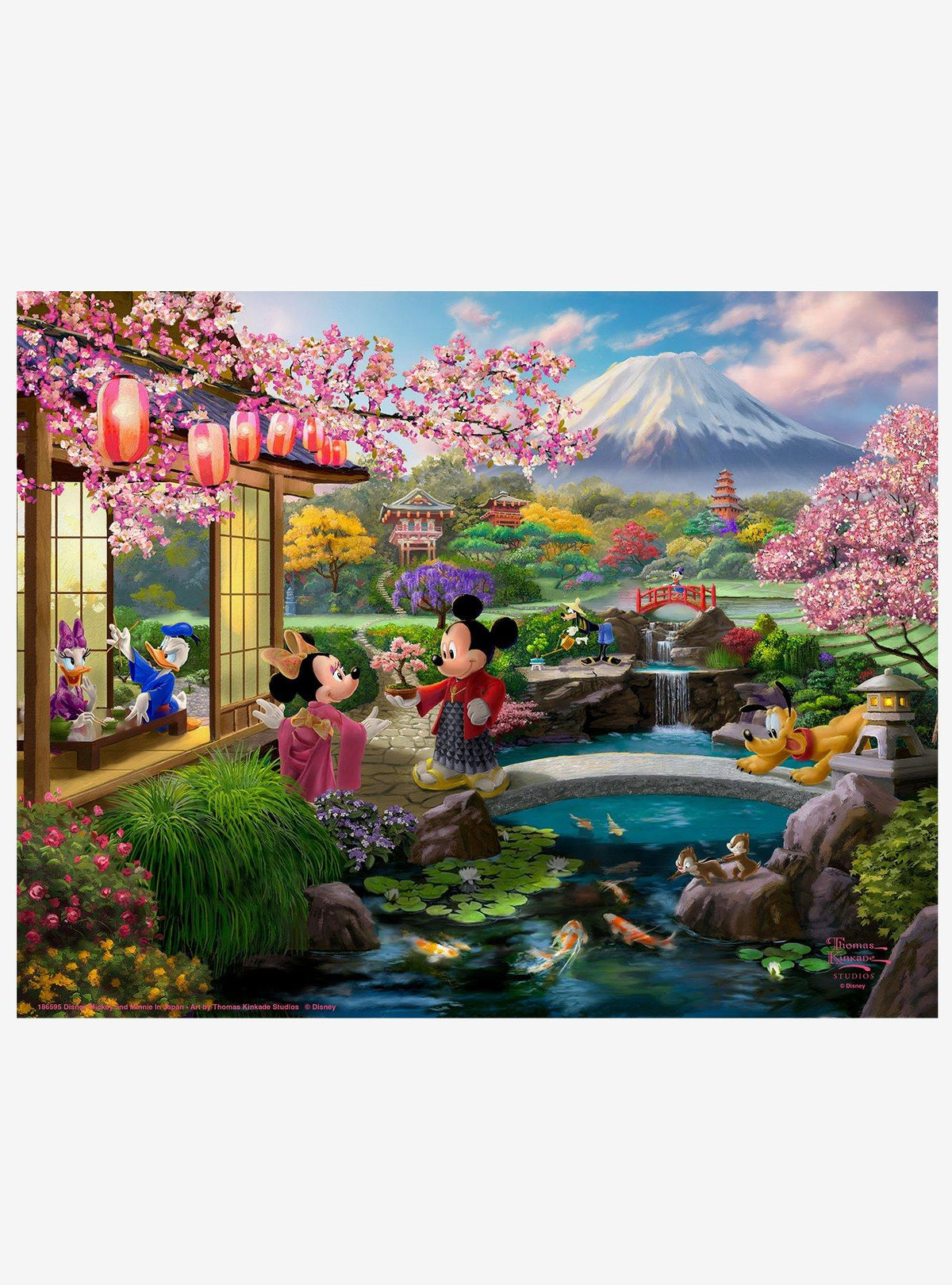 Láminas Disney de Mickey y Minnie en Japón
