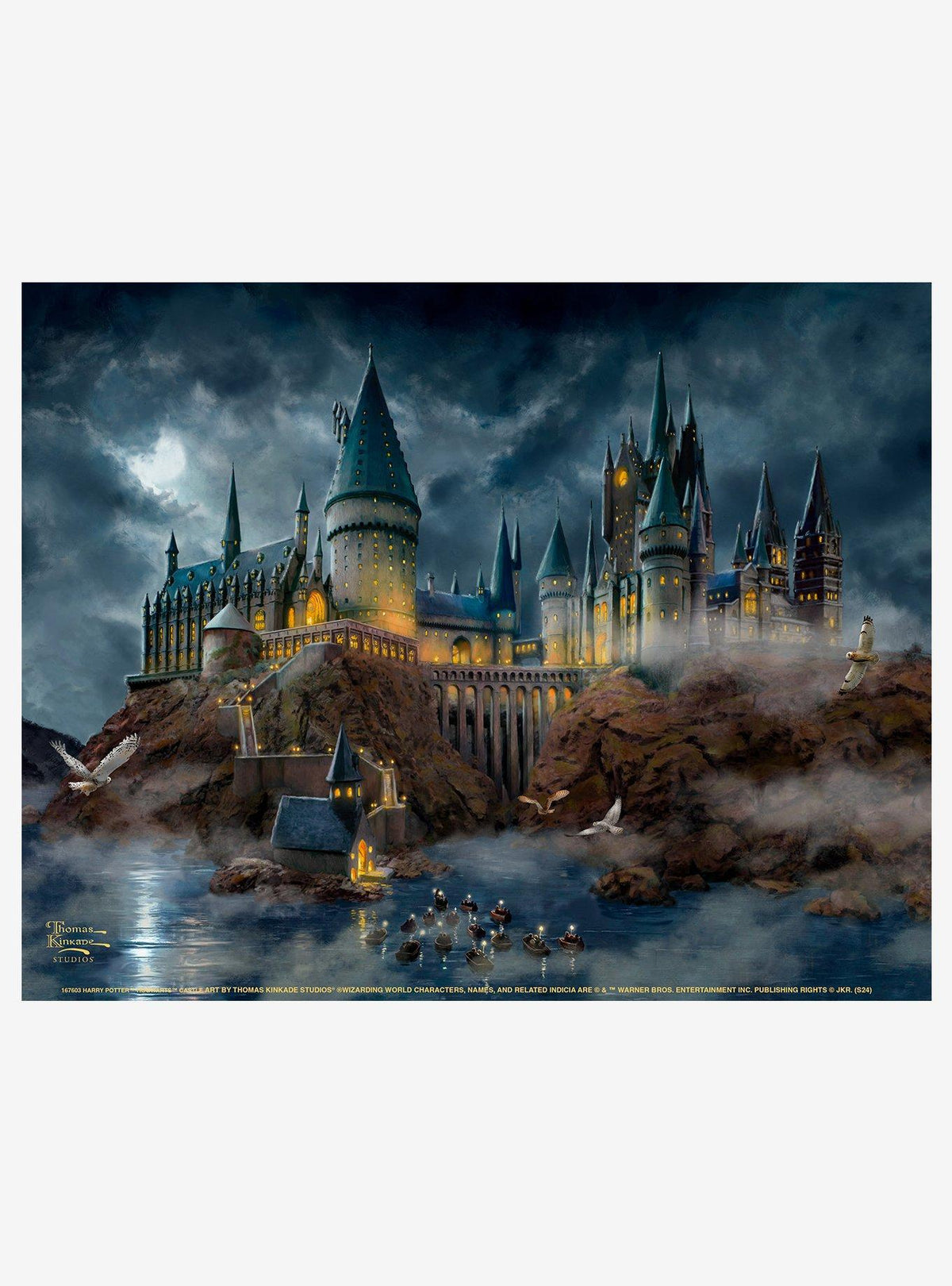 Harry Potter: Láminas artísticas del castillo de Hogwarts