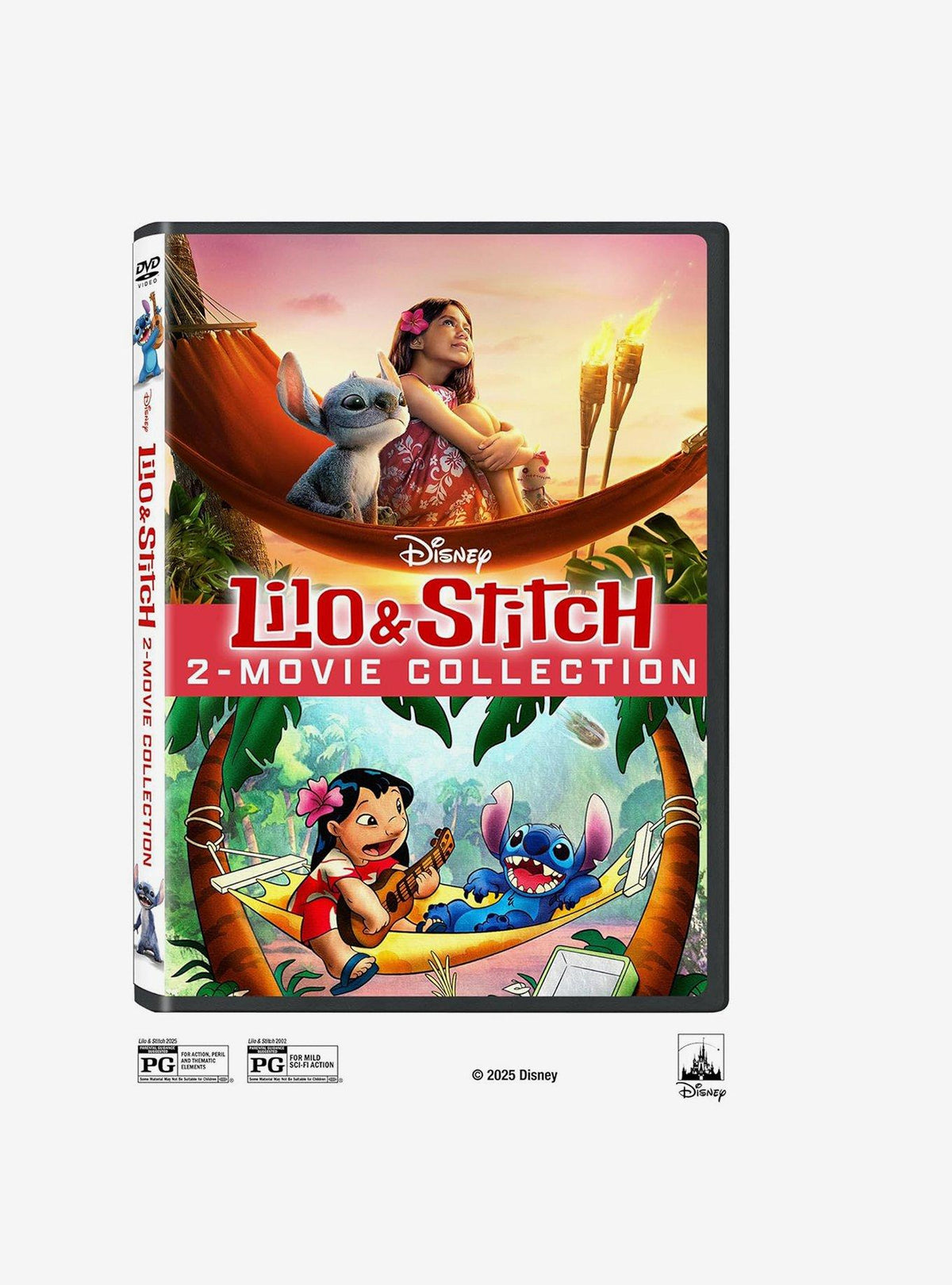 DVD Disney Lilo & Stitch (2002 y 2025)