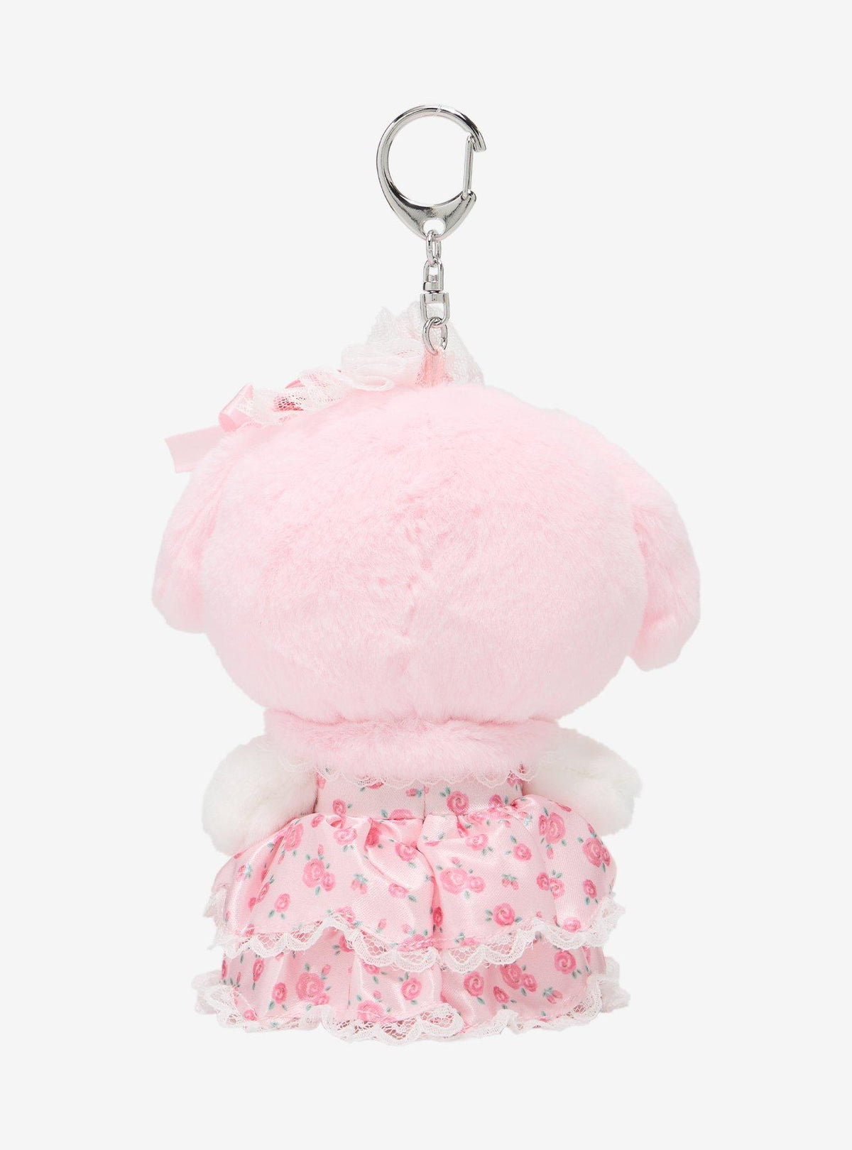 Charm de bolso de peluche My Melody Lady rosa