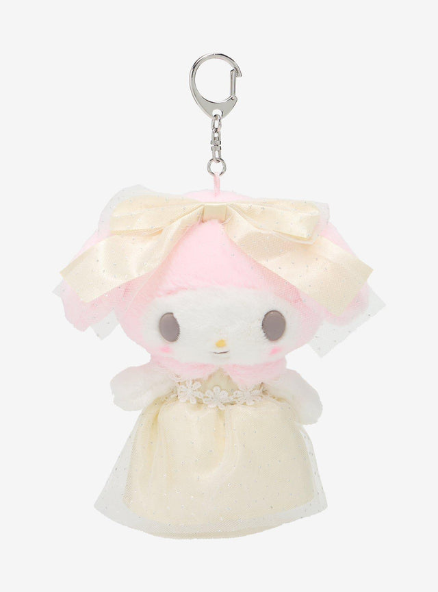 Llavero de peluche amarillo My Melody Lady
