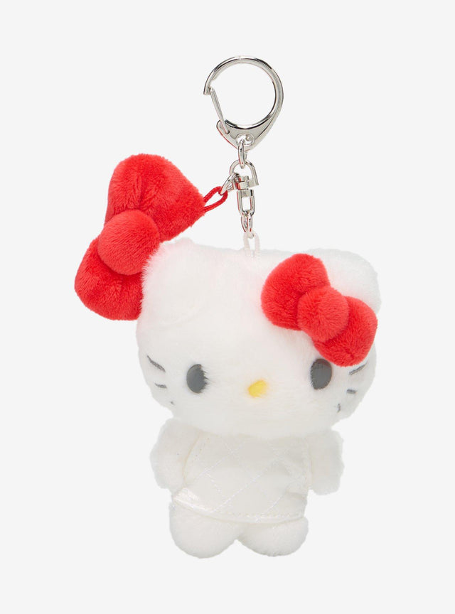 Charm de bolso de peluche acolchado Hello Kitty