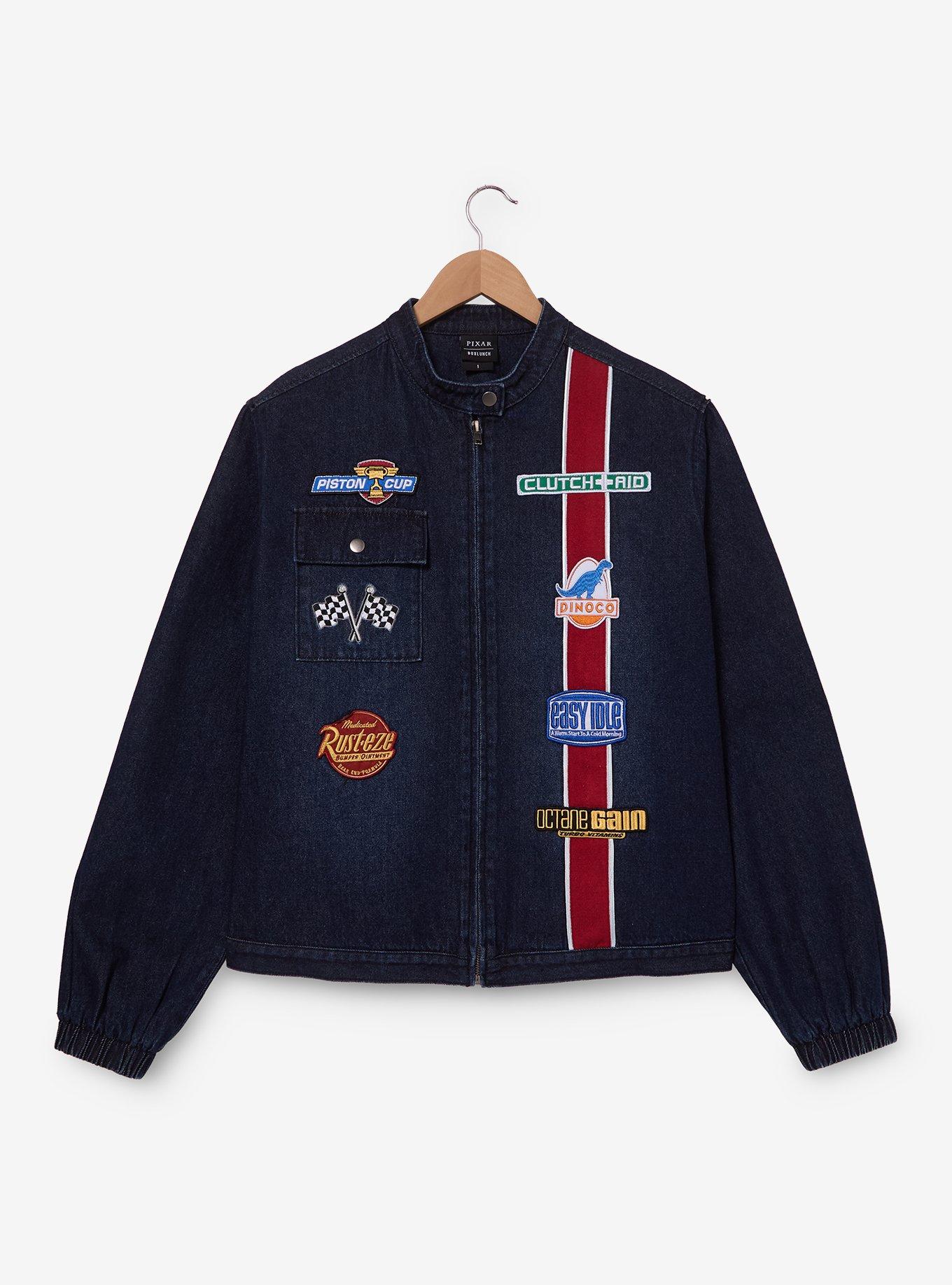 Chaqueta corta de mezclilla Disney Pixar Cars para mujer