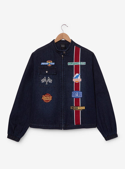 Chaqueta corta de mezclilla Disney Pixar Cars para mujer