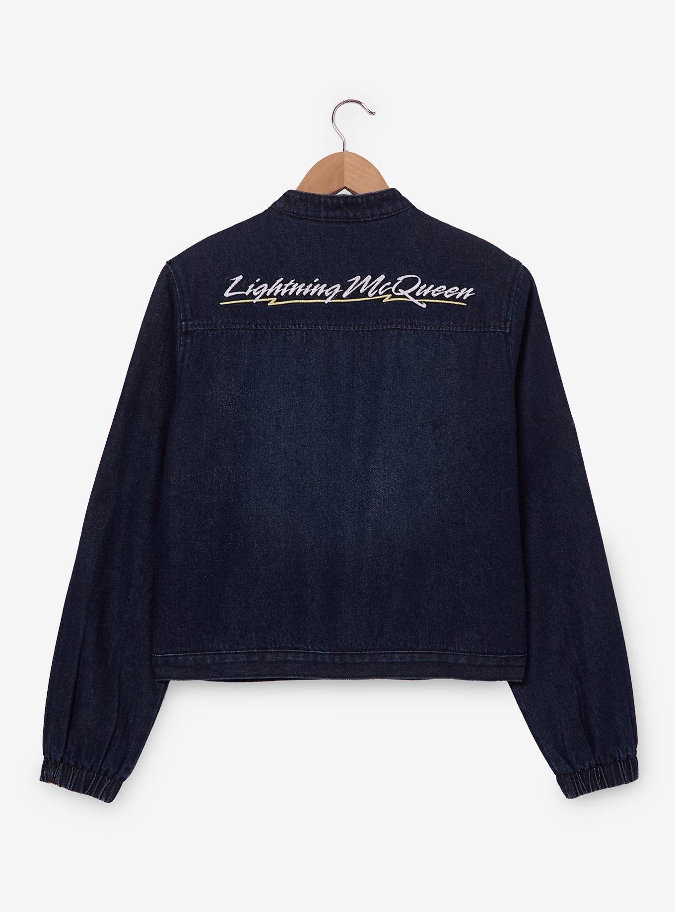 Chaqueta corta de mezclilla Disney Pixar Cars para mujer