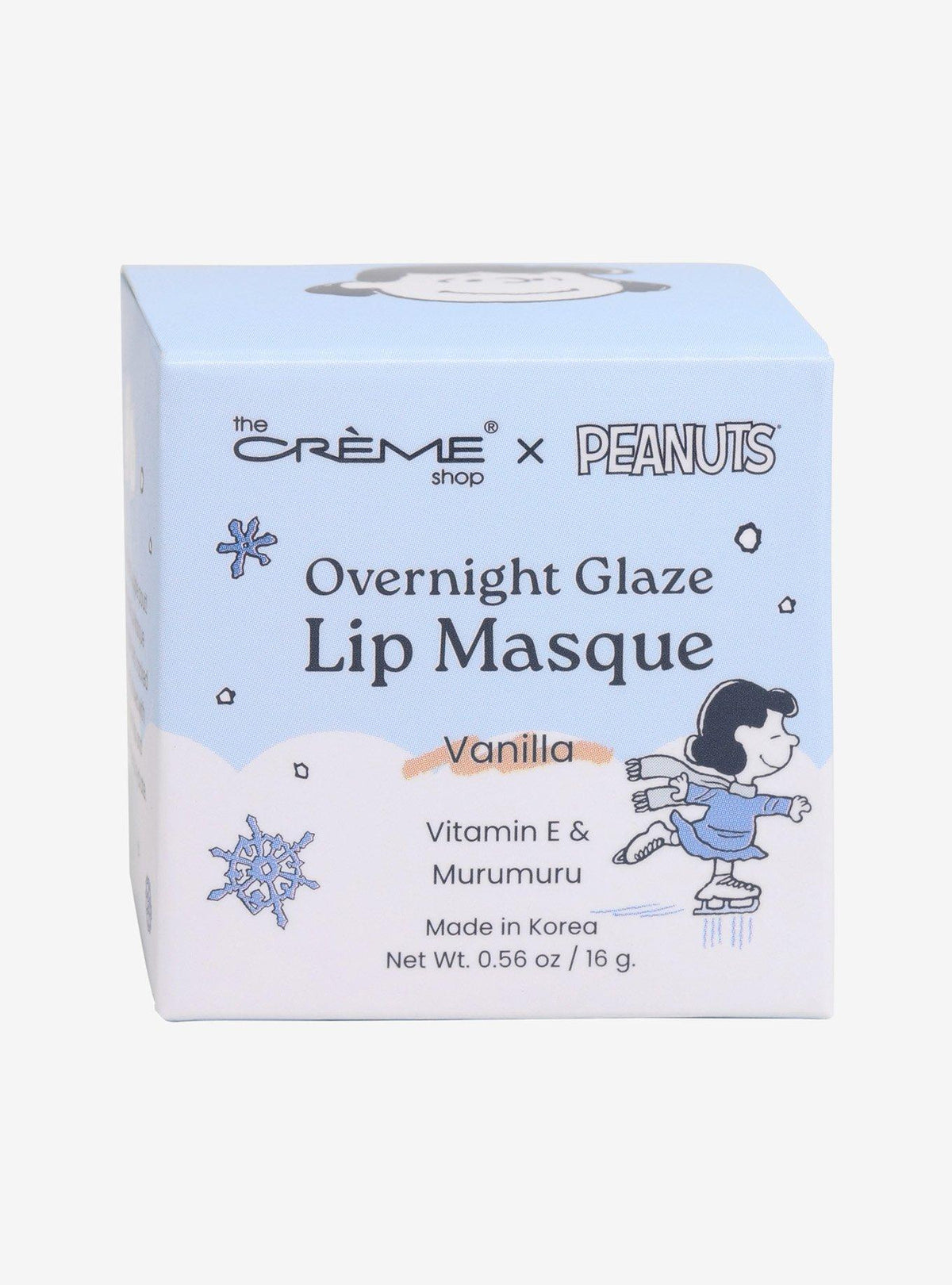 Mascarilla labial nocturna Lucy de Peanuts, vainilla