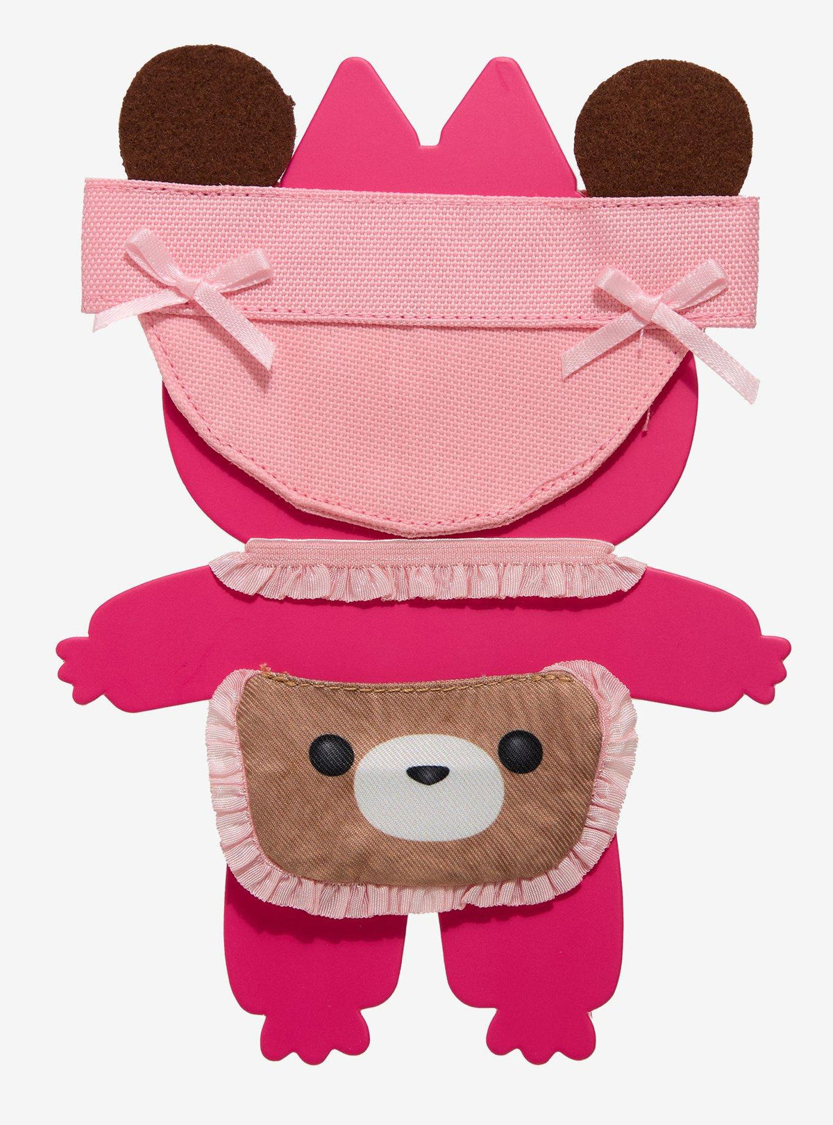Conjunto de ropa con delantal de oso para muñecos