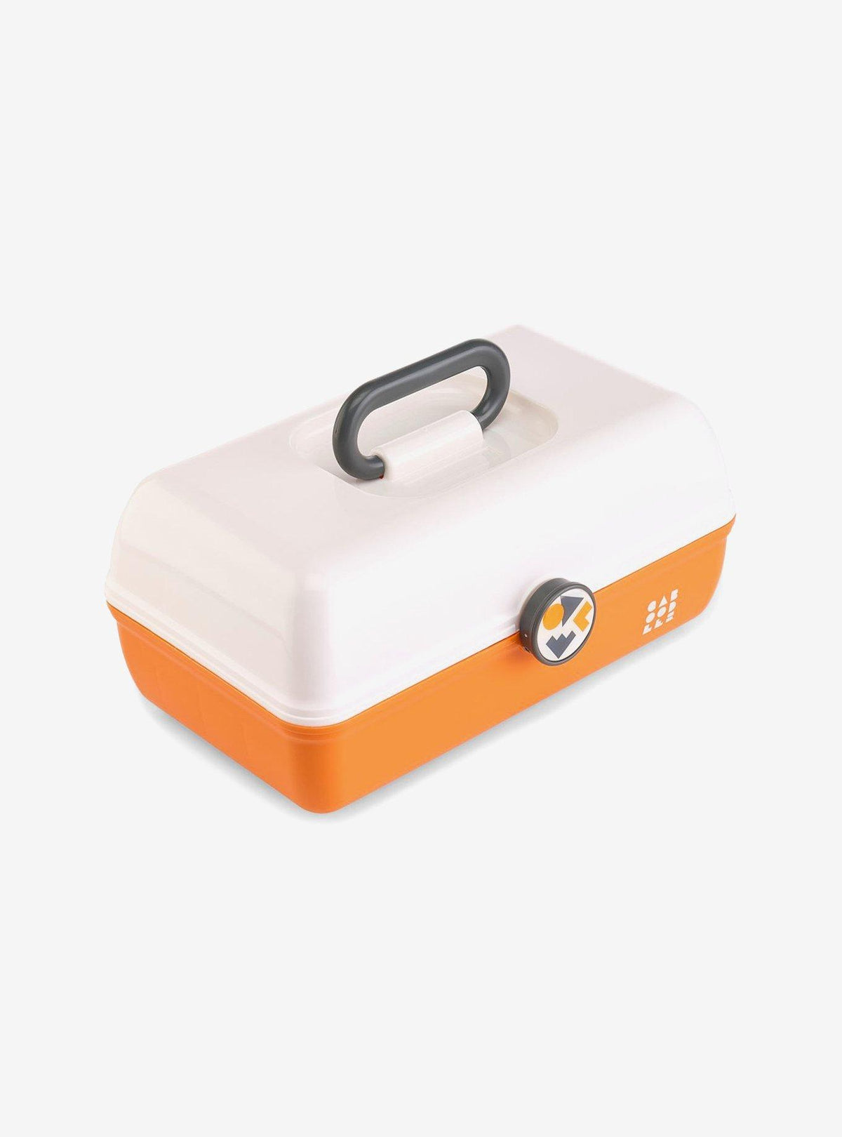 Organizador Caboodles On-The-Go Girl blanco y naranjo