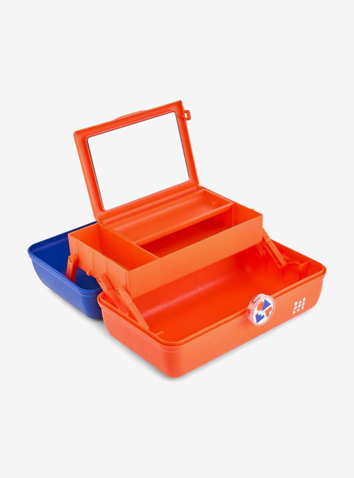 Organizador Caboodles On-The-Go Girl azul y naranjo