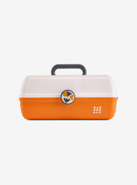 Estuche Caboodles On-The-Go Girl blanco y naranjo