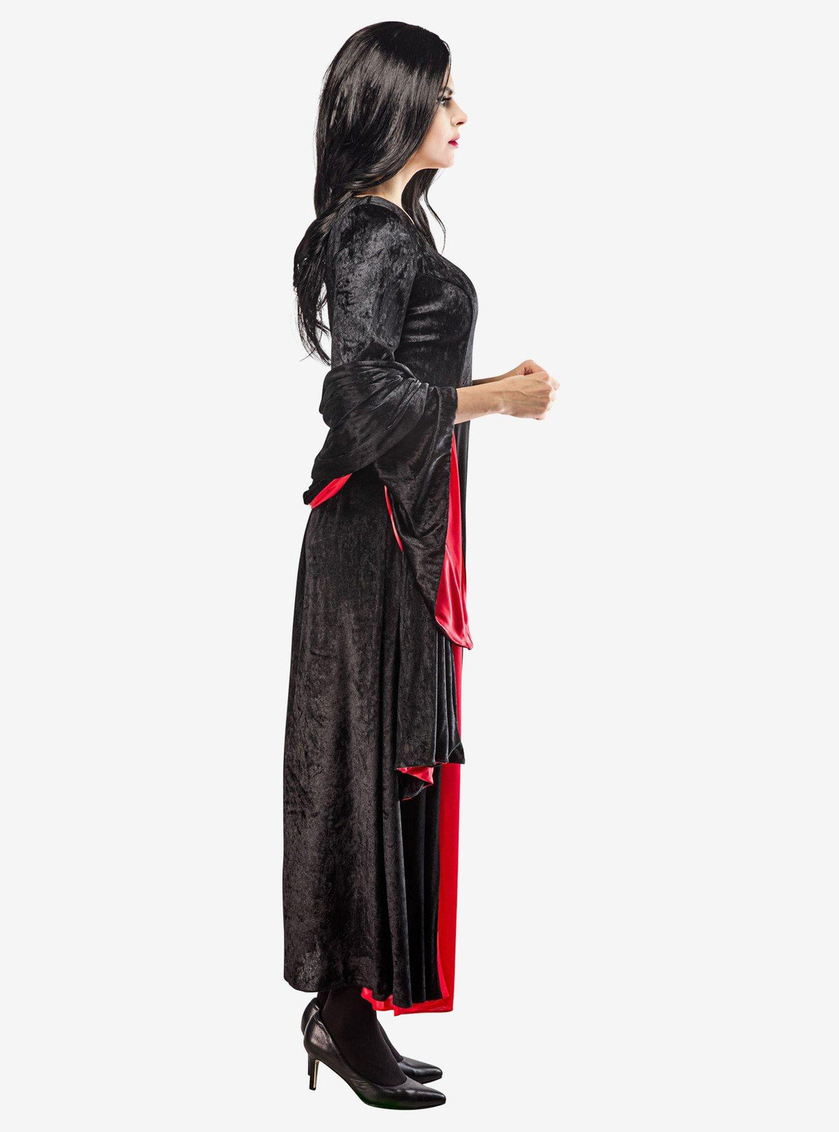 Vestido de Morticia Addams - Wednesday: Academia Nevermore
