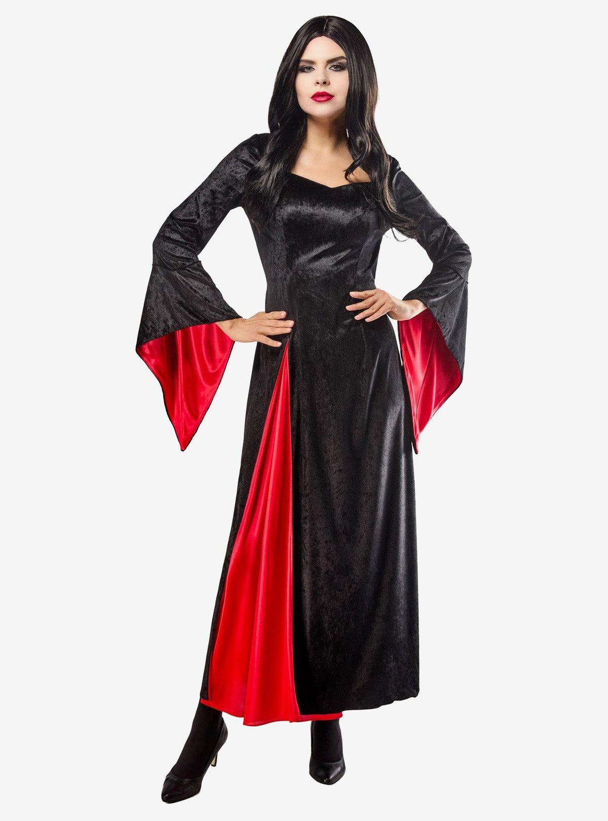 Vestido de Morticia Addams - Wednesday: Academia Nevermore