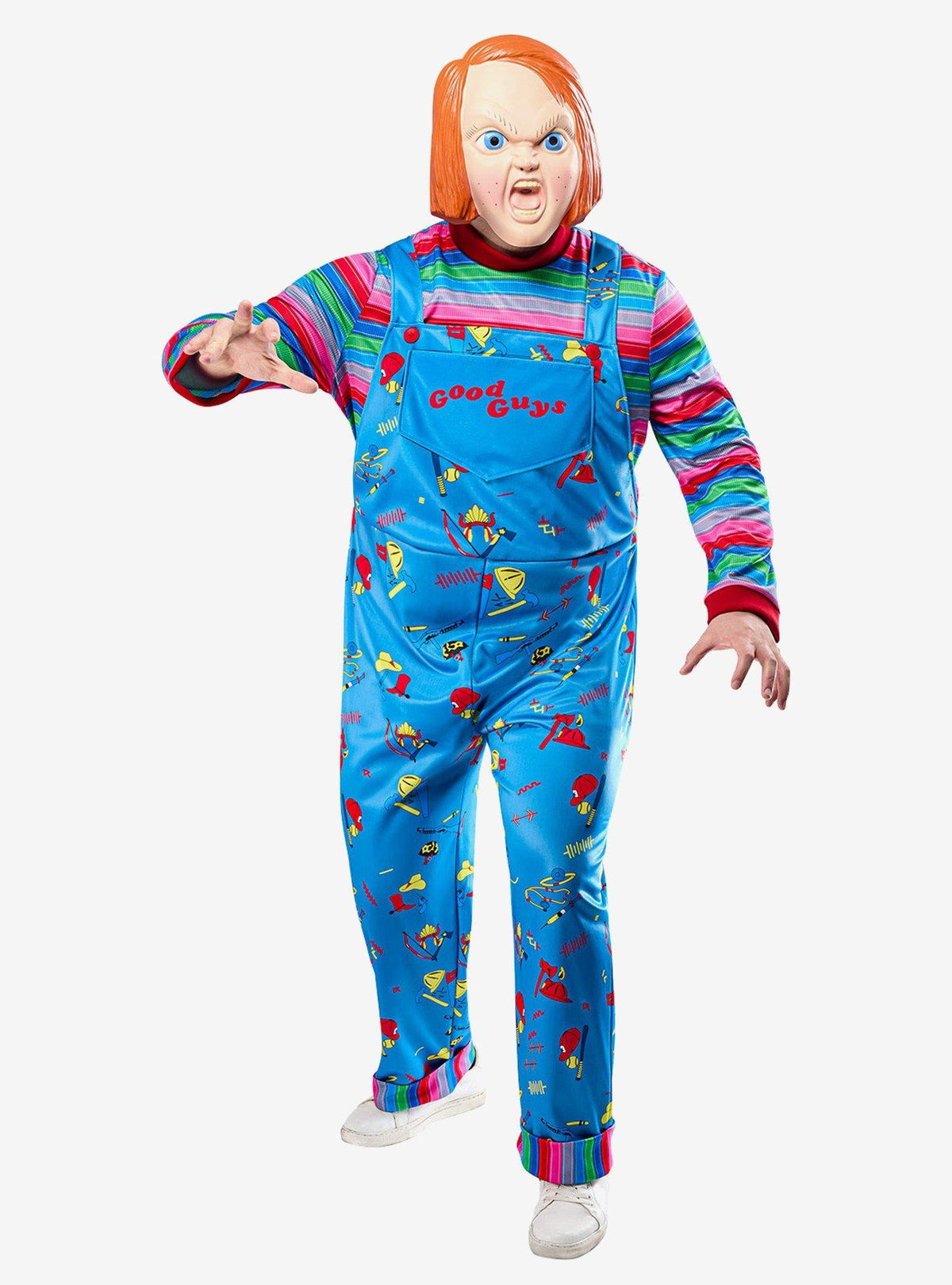 Disfraz de Chucky de Child's Play 2 con máscara, talla grande