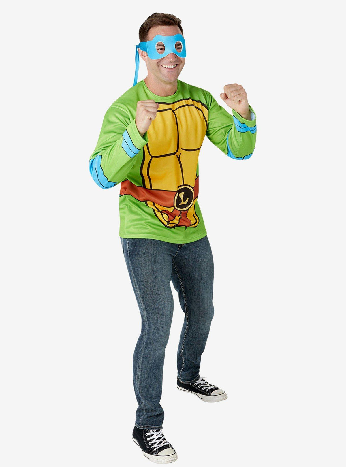 Disfraz de Leonardo de las Tortugas Ninja para adultos