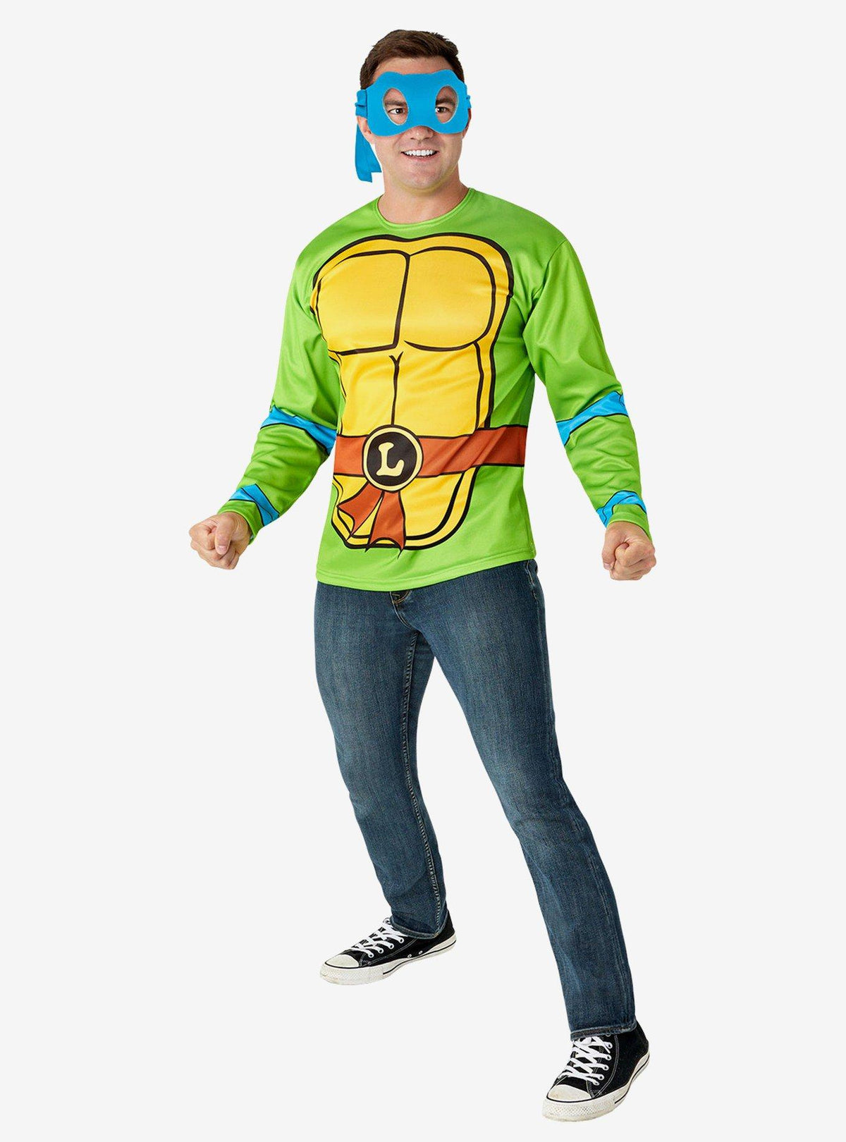 Disfraz de Leonardo de las Tortugas Ninja para adultos