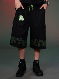 Short cargo de descanso Invader Zim con GIR