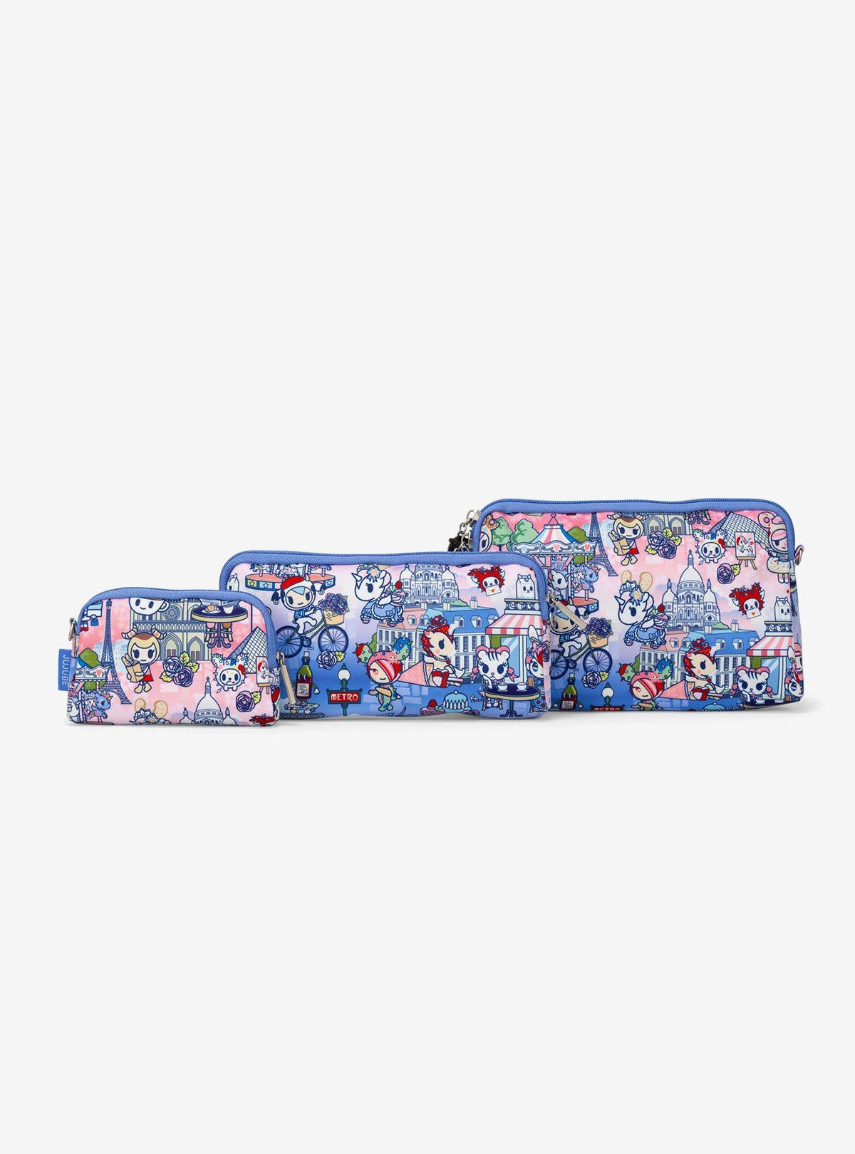 Set de bolsos JuJuBe x Tokidoki C'est la Vie à Paris