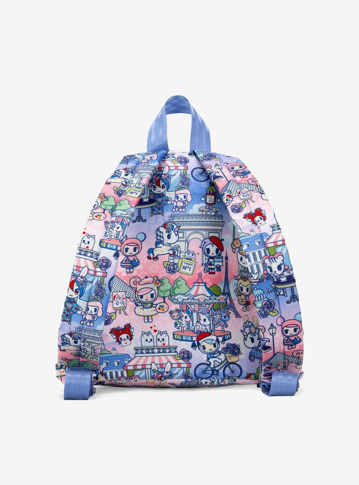 Mochila mini JuJuBe x Tokidoki C'est la Vie à Paris