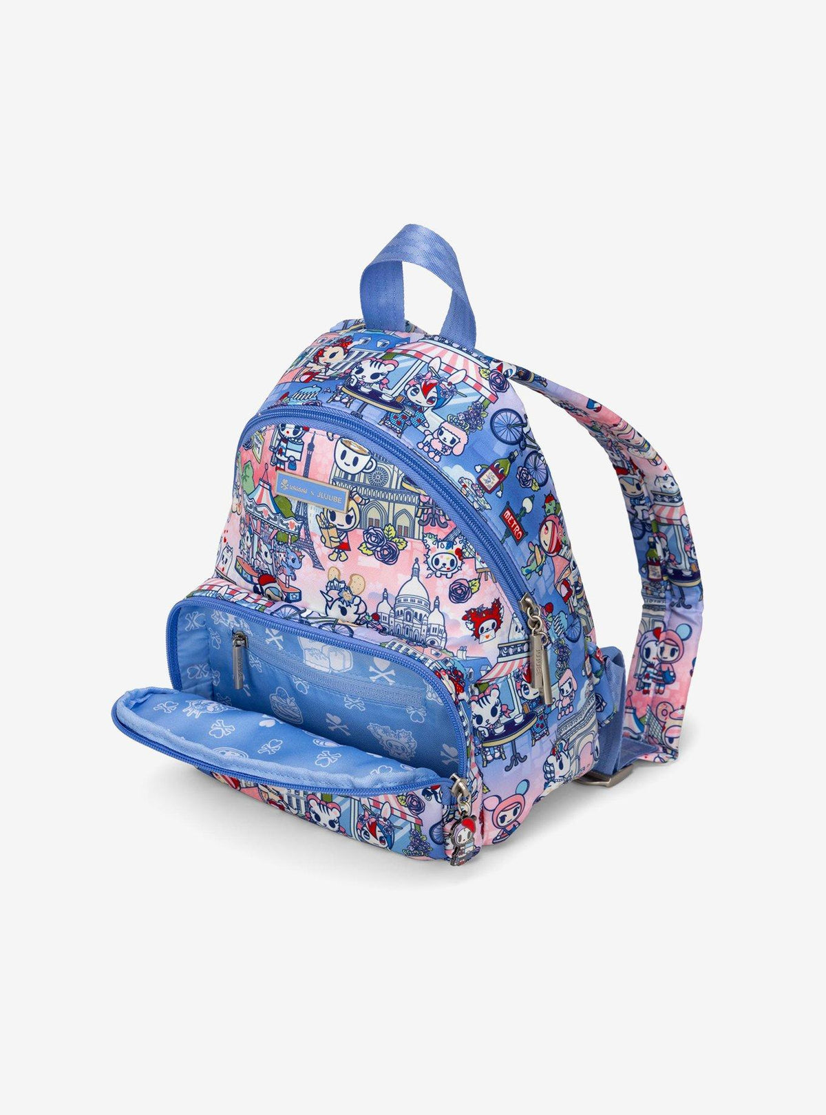 Mochila mini JuJuBe x Tokidoki C'est la Vie à Paris