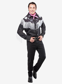 Disfraz de Ken vaquero de Barbie: top y pañuelo
