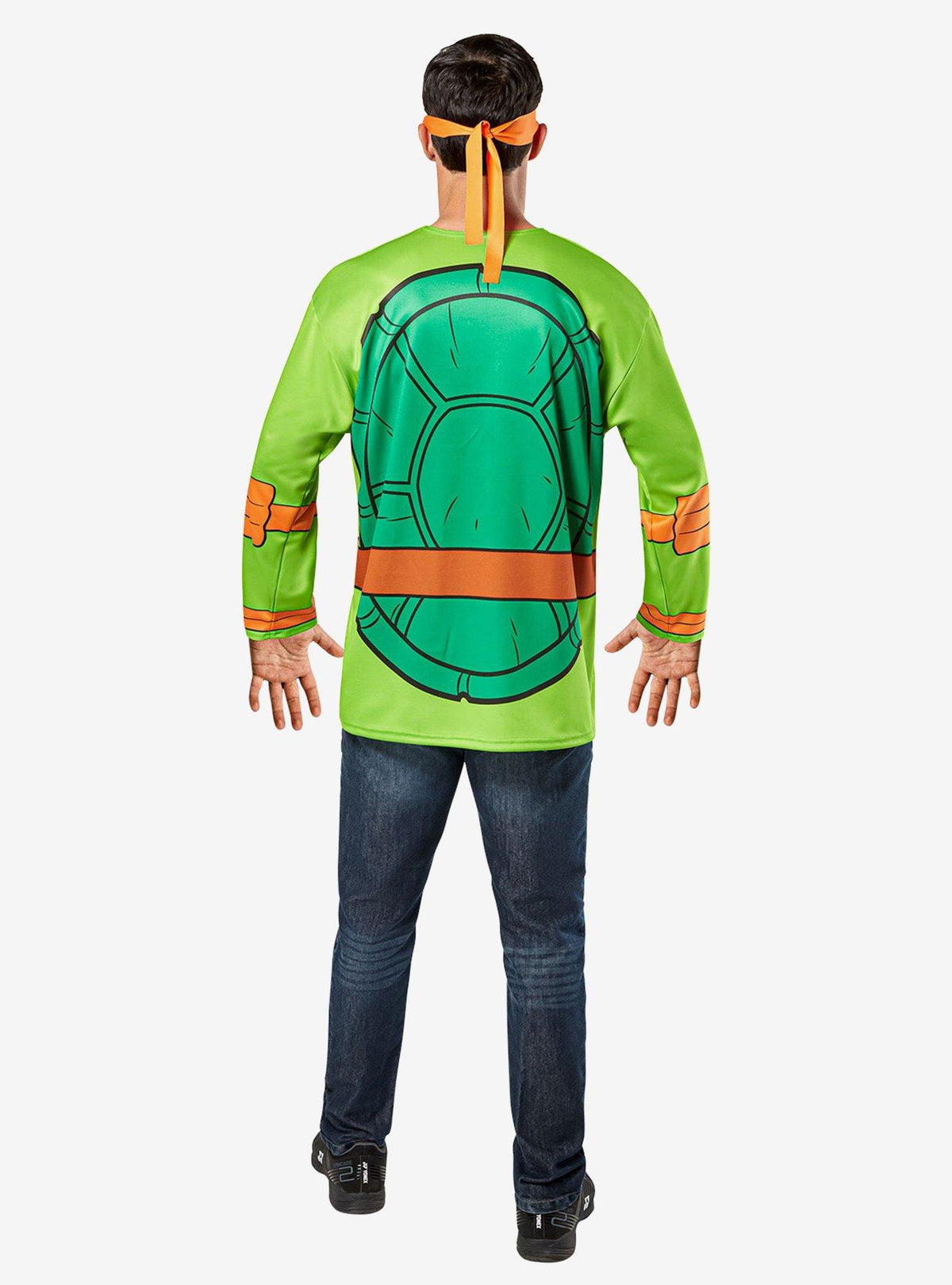 Disfraz de Michelangelo de Tortugas Ninja con máscara