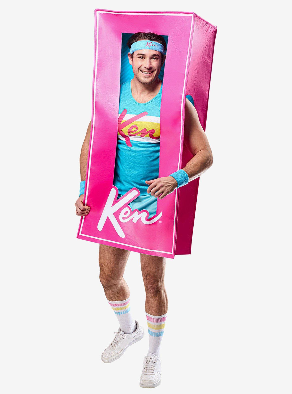 Disfraz de caja de muñeco Ken de Barbie