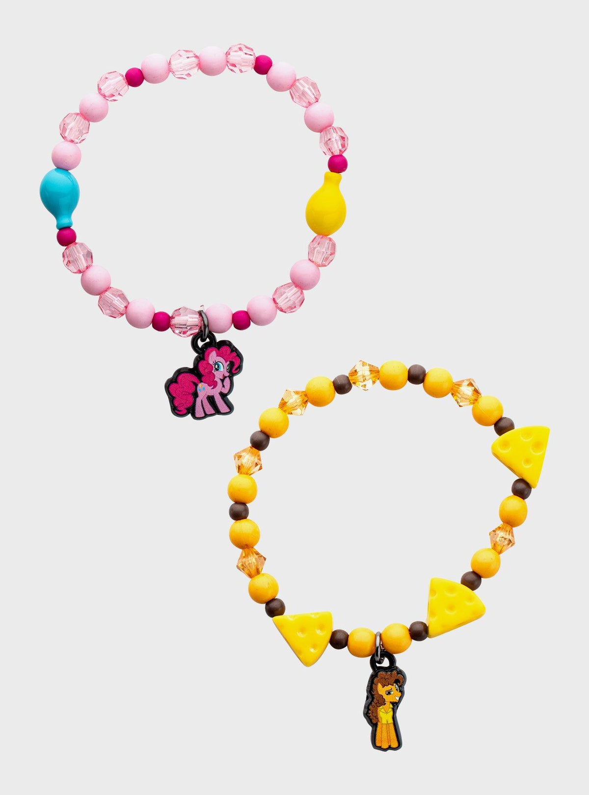 My Little Pony: Set de 2 pulseras de Pinkie Pie y Cheese Sandwich