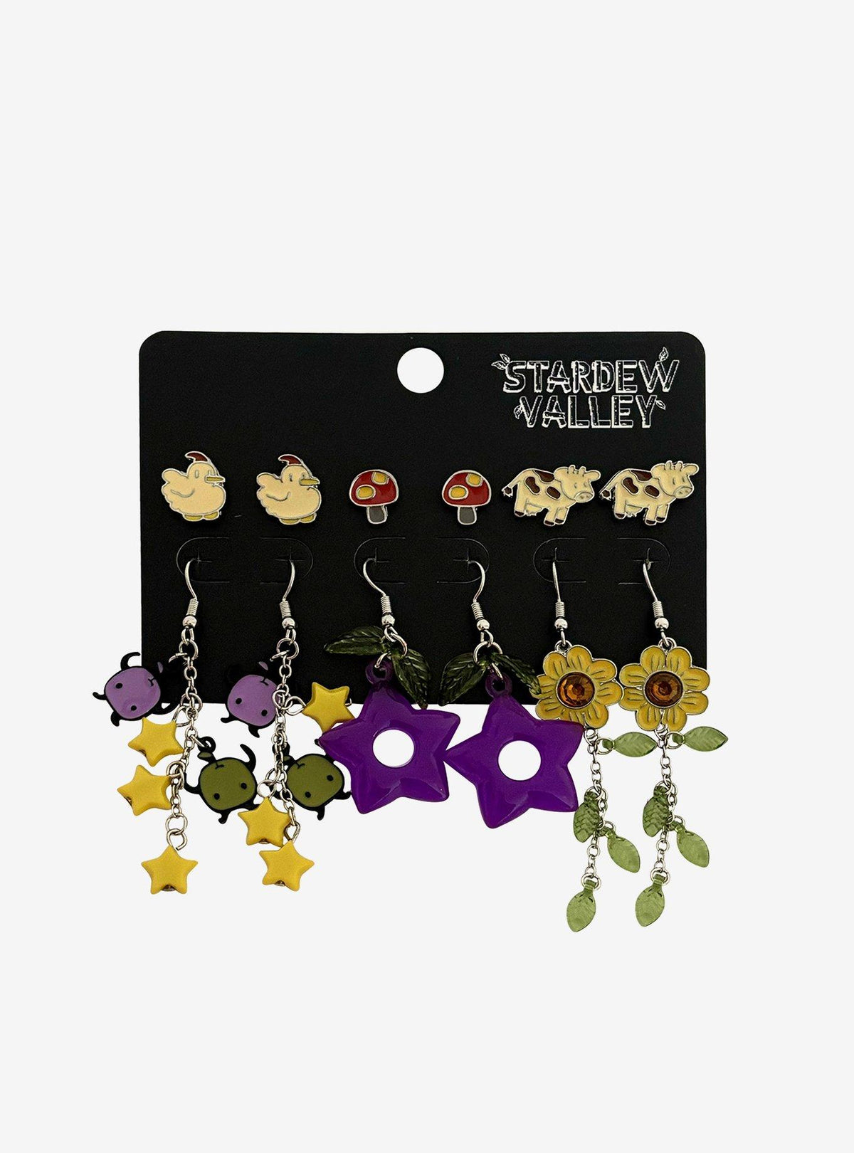 Set de 6 pares de aros Stardew Valley