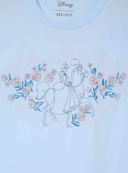 Polera crop floral de Cinderella y su caballo